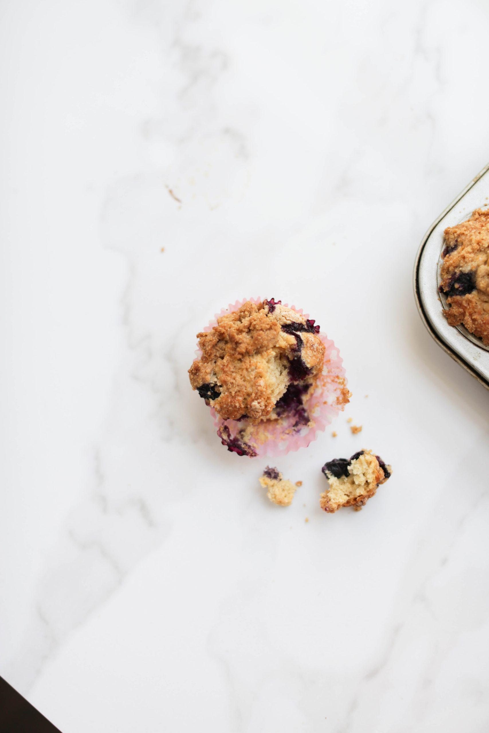 Buttermilk blueberry muffins